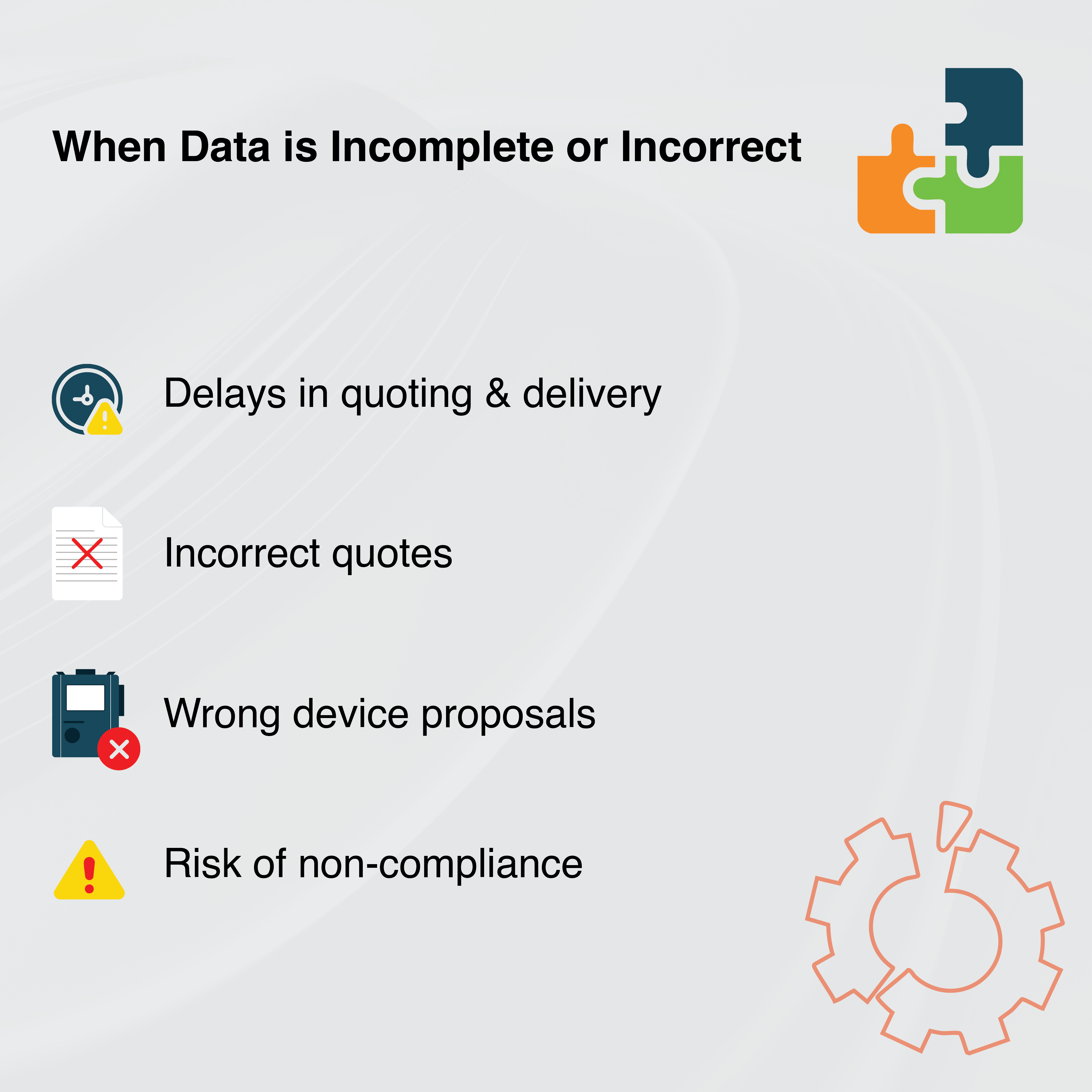 When Data is Incomplete or Incorrect