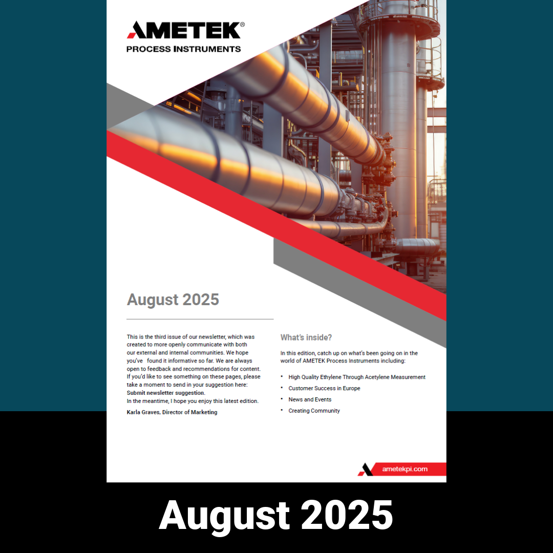 AMETEK Process Instruments Newsletter August 2025